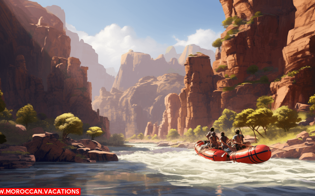 Rafting Rapids: River Adventures in Dades Valley