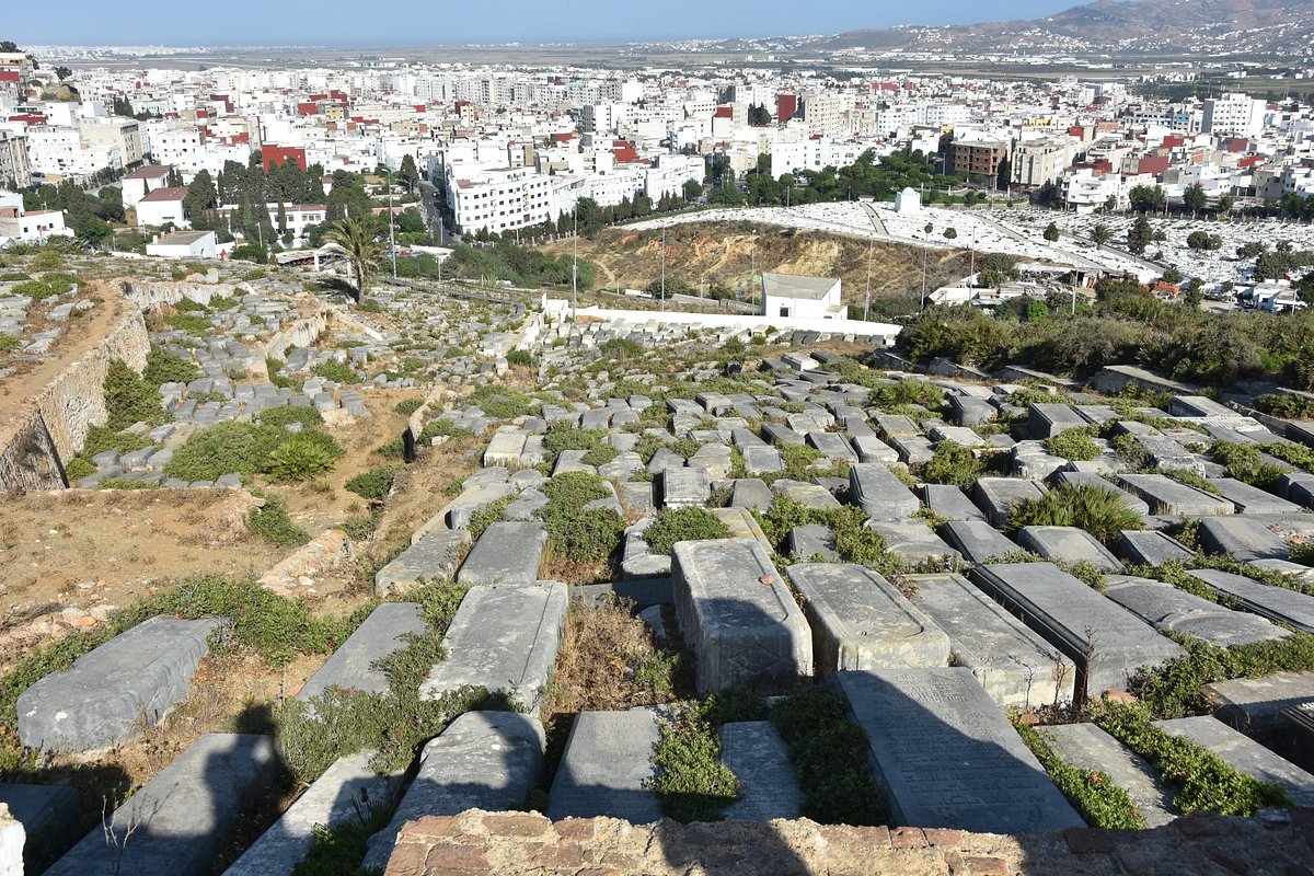 An evocative image capturing the serene and historic ambiance of the Jewish Cemetery in Tetouan, showcasing its timeless beauty and cultural significance within the city's rich heritage.