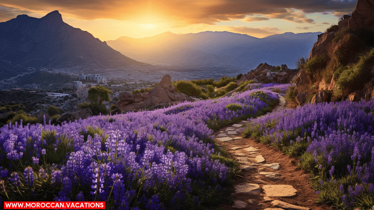 Scenic view of Jebel Bouhachem, showcasing its majestic mountain landscape