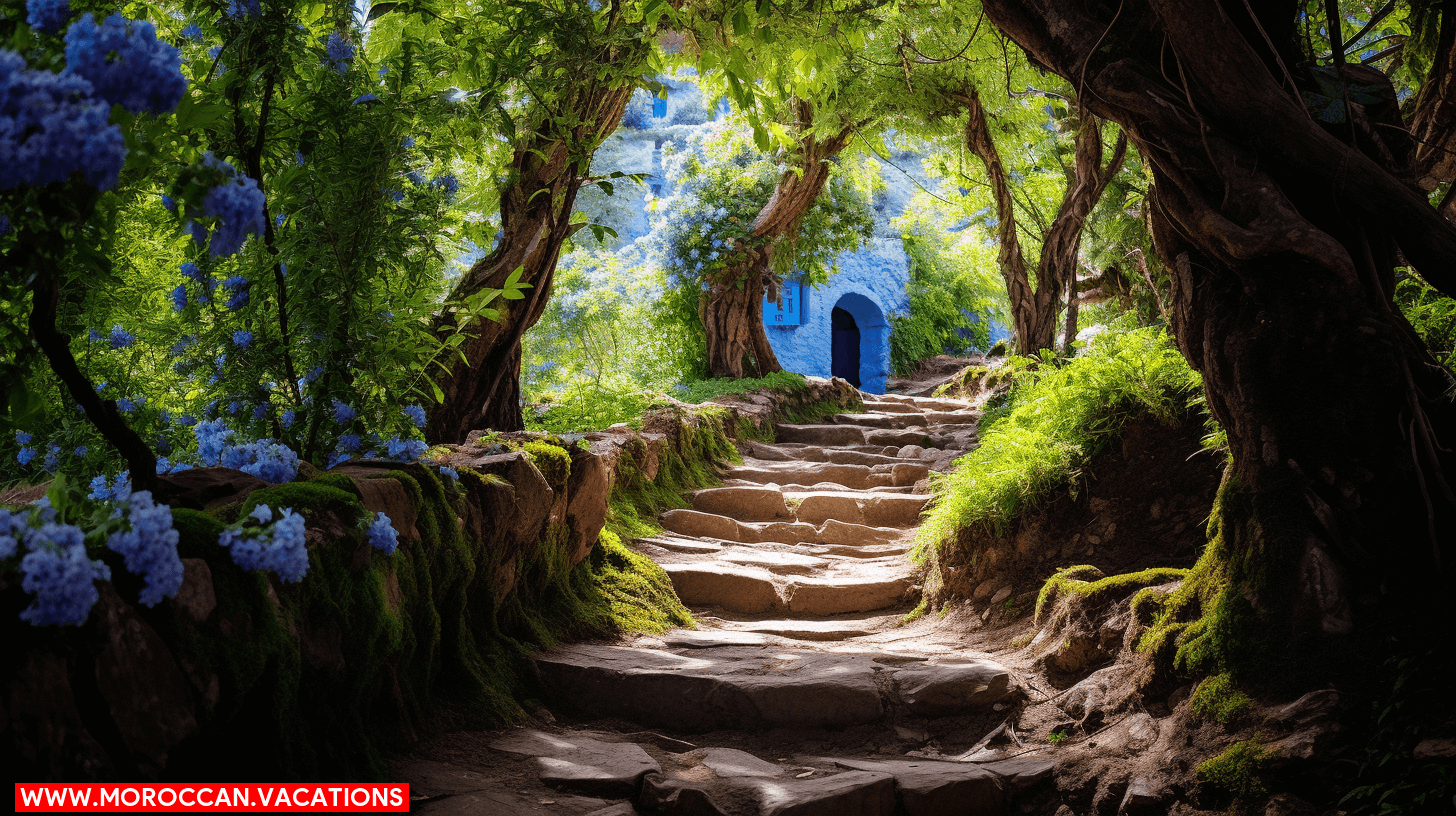 Vibrant foliage in Riffa Forest showcasing nature's diverse palette.