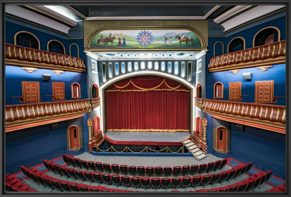 Interior view of the Tetouan Cinema Museum, showcasing its architectural design and cultural significance within the cityscape.