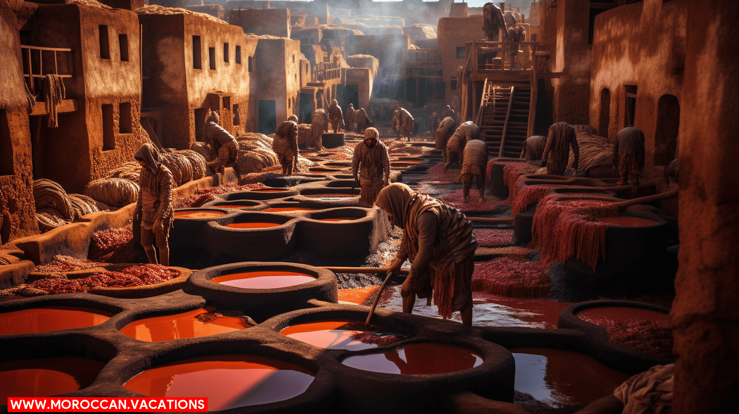 Image showing the step-by-step process of tanning leather from start to finish, with detailed explanations and visuals.