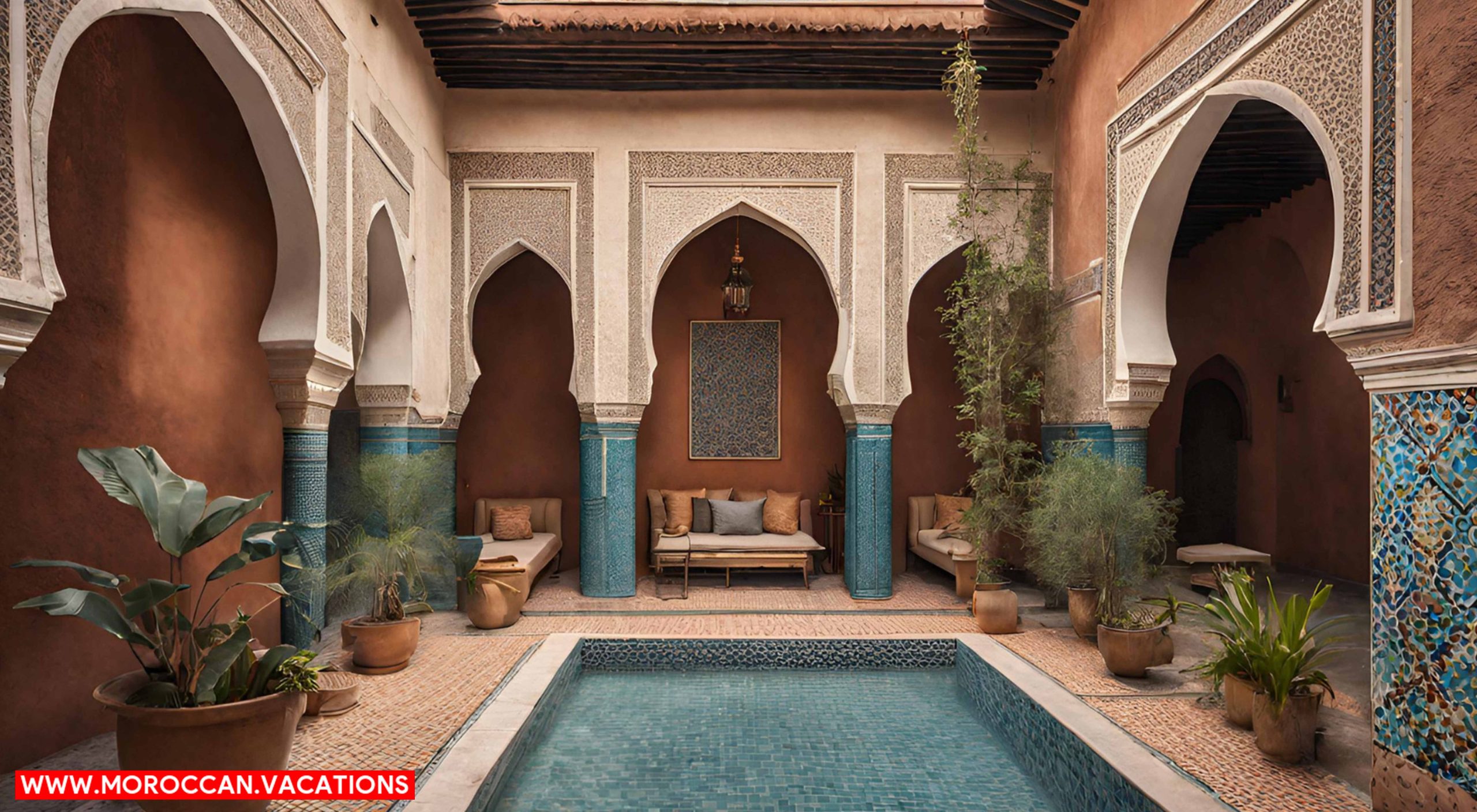 The evolution of riads in Marrakesh's architectural history.