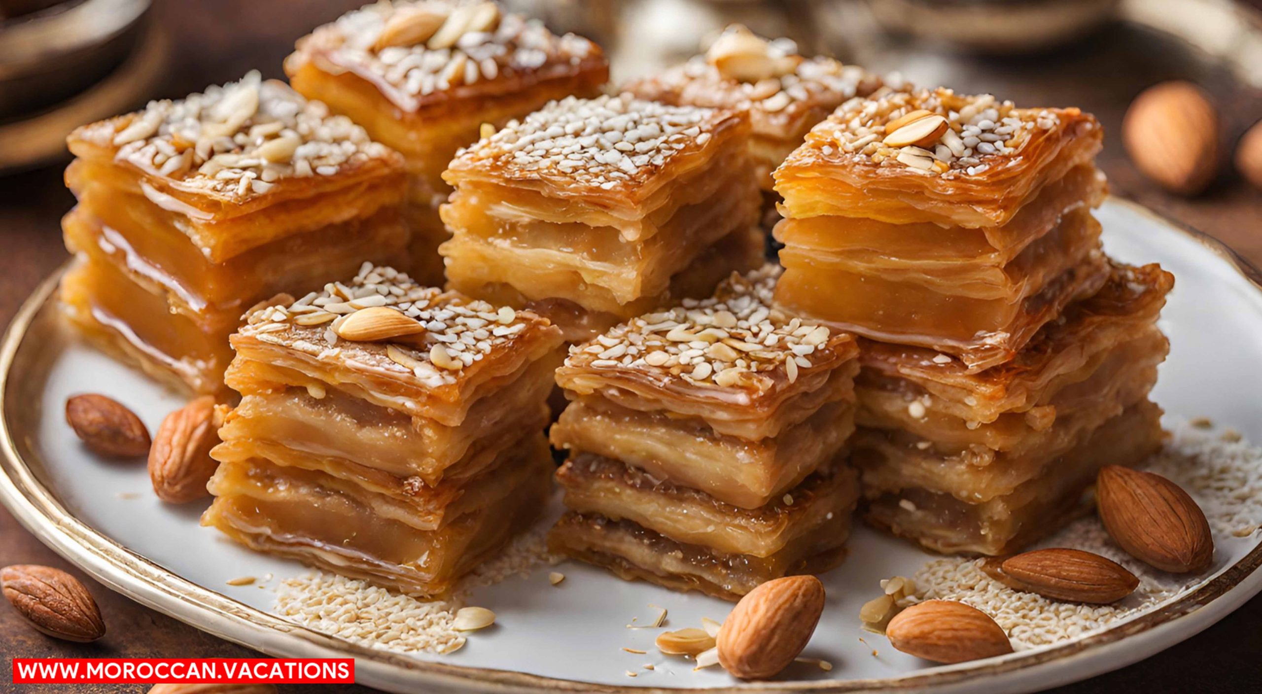 The delicate layers of honey-soaked baklava, the flaky perfection of chebakia.