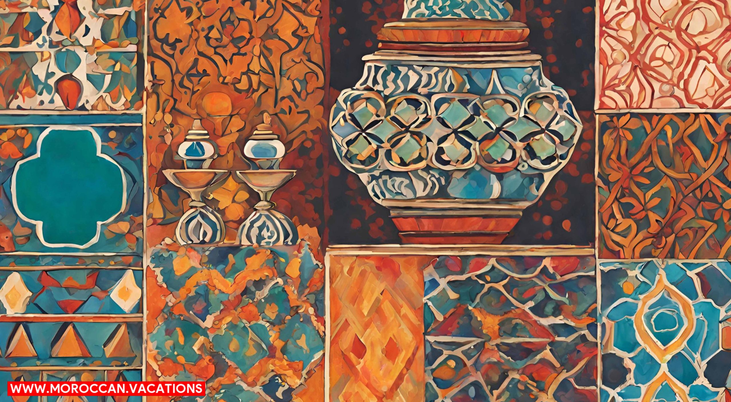 The vibrant fusion of Moroccan art influences from around the world.