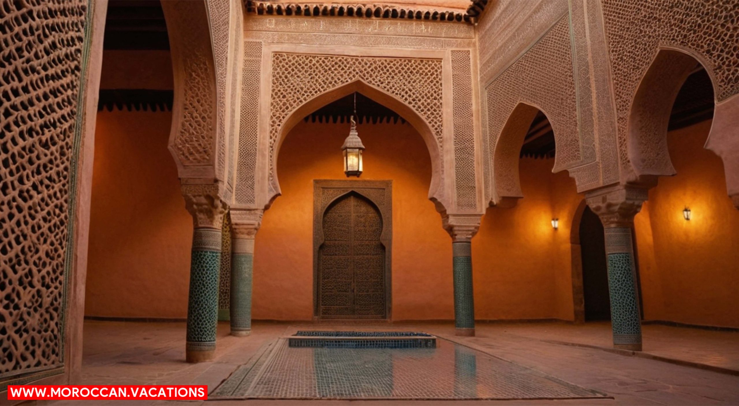 The intricate patterns adorning Marrakesh's architecture.