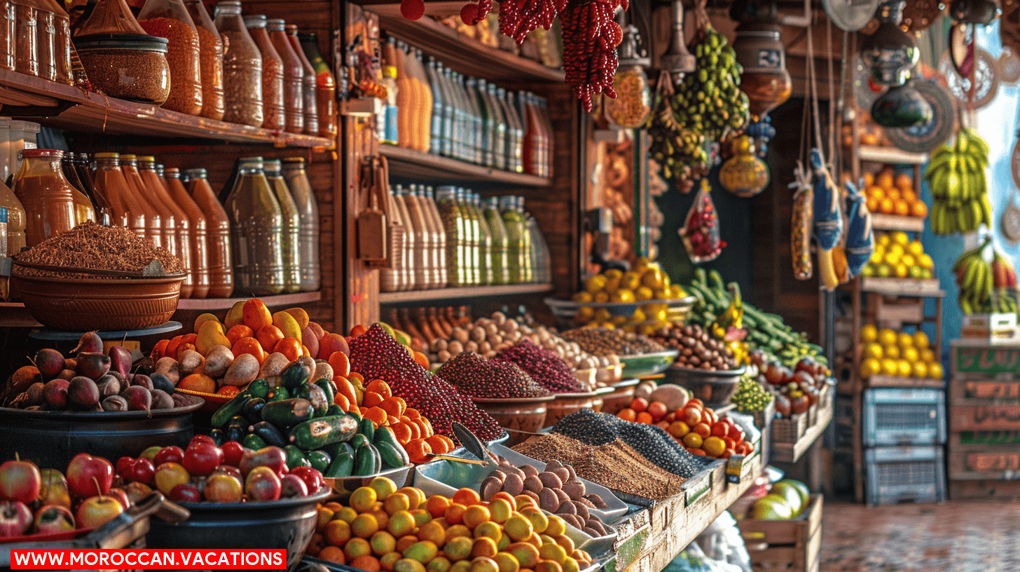 A vibrant plate of traditional Moroccan cuisine in Rabat