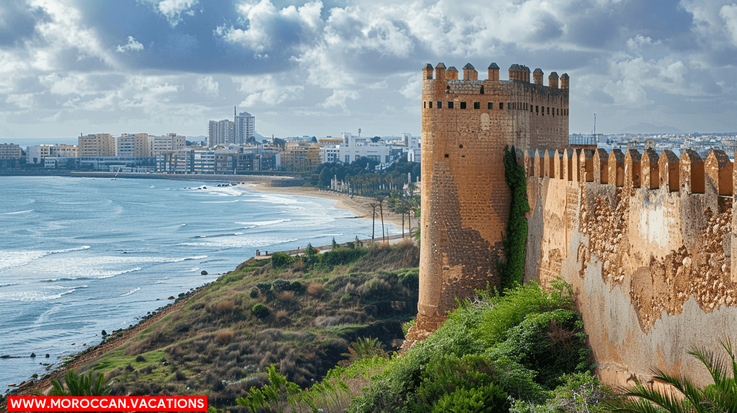 A stunning visual of Rabat's architectural wonders captured through the lens of a skilled photographer.
