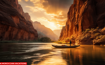 Riverside Serenity: Scenic Rafting in Dades Valley