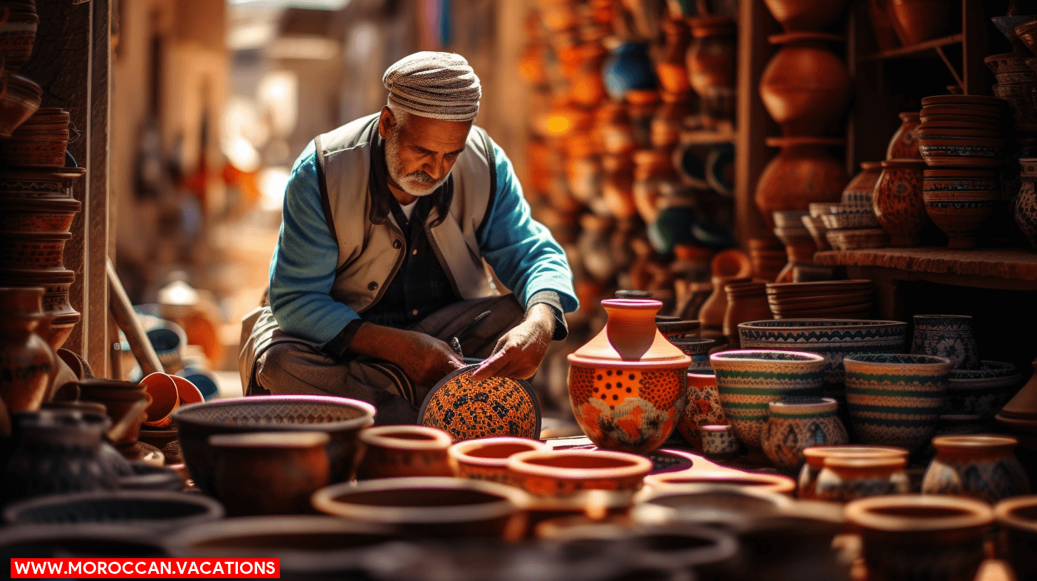 The intricate artistry and rich heritage behind Fez's unique creations.