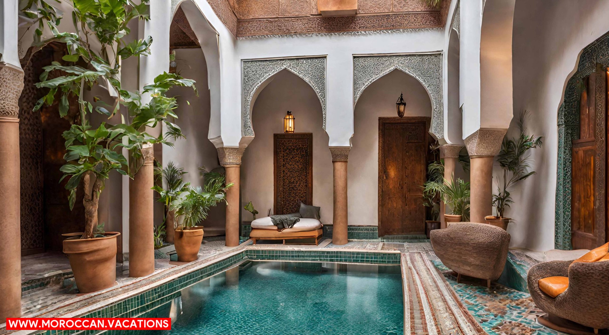 A stunning riad in Marrakesh, transformed into a luxurious guesthouse.