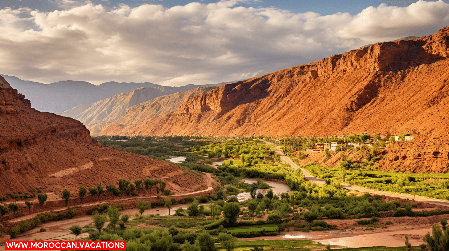 A scenic view of Dades Valley, revealing its hidden natural wonders.