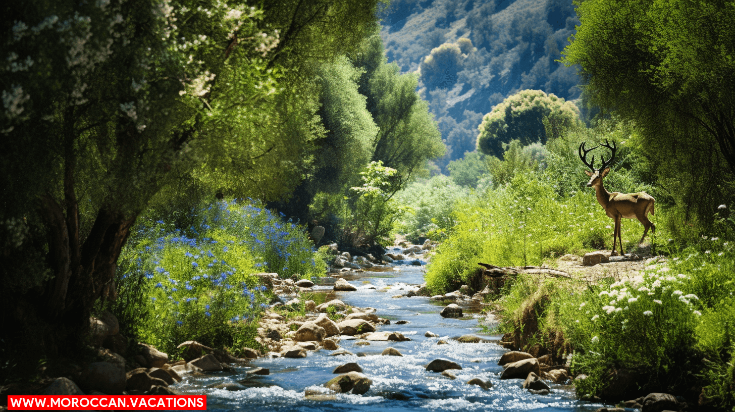 Wildlife encounters along the rivers: A serene snapshot of nature's wonders in their natural habitat.